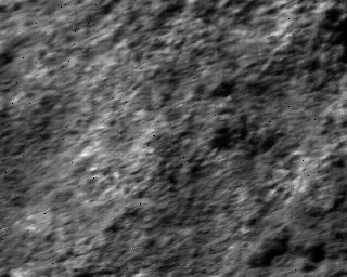 eine verschwommene Nahaufnahme von grauem Mondstaub